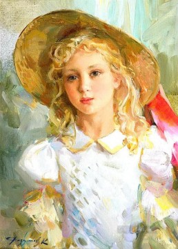 Pretty Lady KR 049 Impressionist Oil Paintings